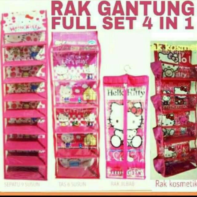 Rak gantung full set 4 in 1