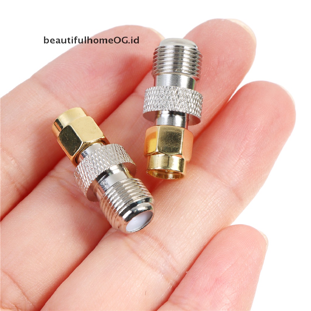 Adapter Konektor Coaxial RF Coax Jack Female Ke SMA Male