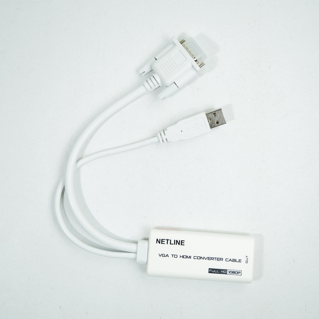 CONVERTER VGA TO HDMI NETLINE 1080P JAMIN JALAN