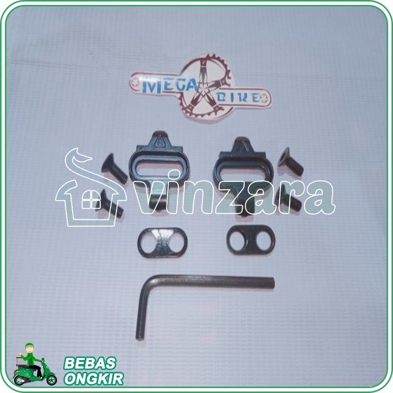 Cleat Kits SPD Compatible Shimano Sepatu Pedal Cleat Sepeda Gunung MTB Multi Release