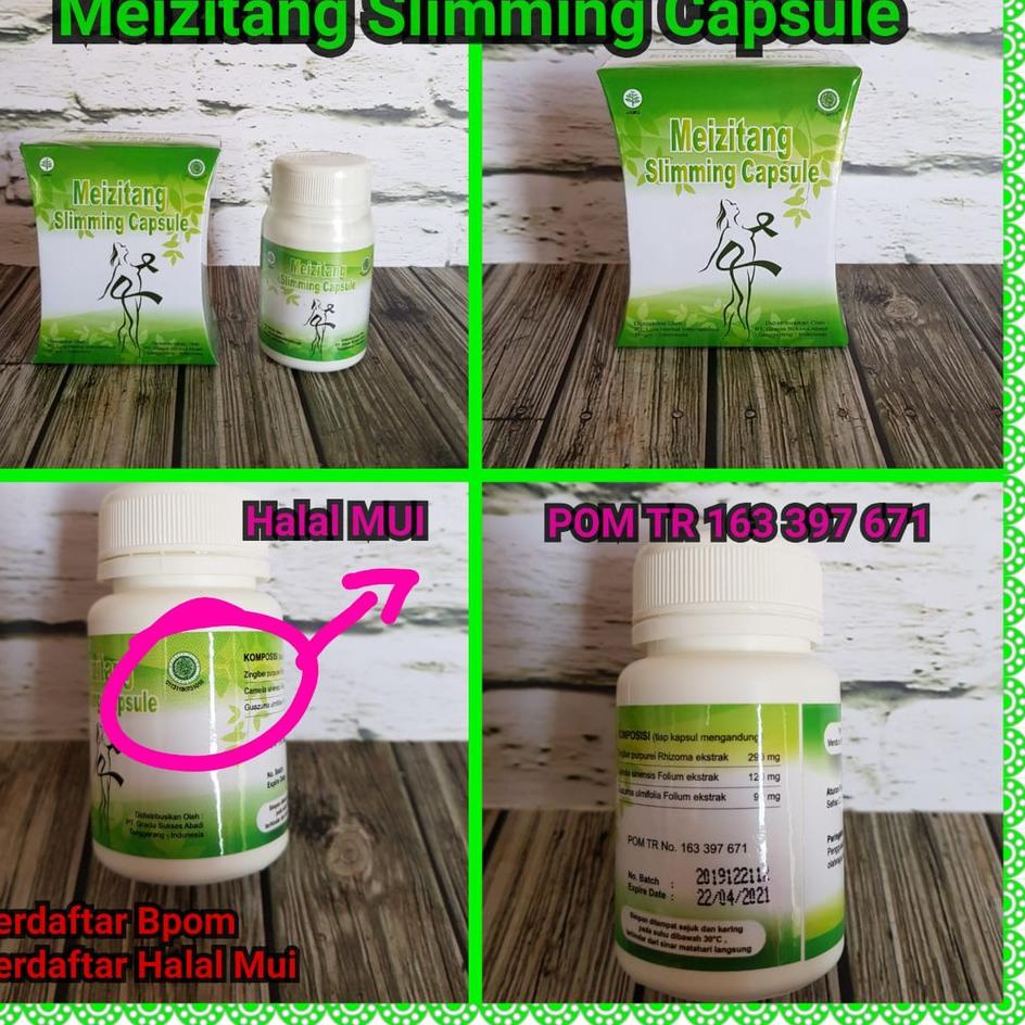 Meizitang KAPSUL BPOM / Meizitang Slimming Capsule Bpom PELANGSING HERBAL ORIGINAL CAPSUL ➭➺ ➔ ➔