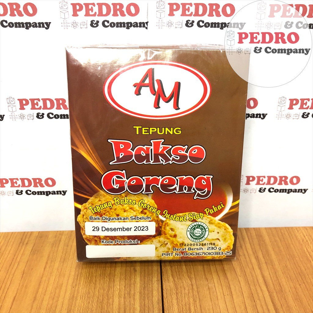 

AM tepung bakso goreng premix 230 gram - meat ball premix