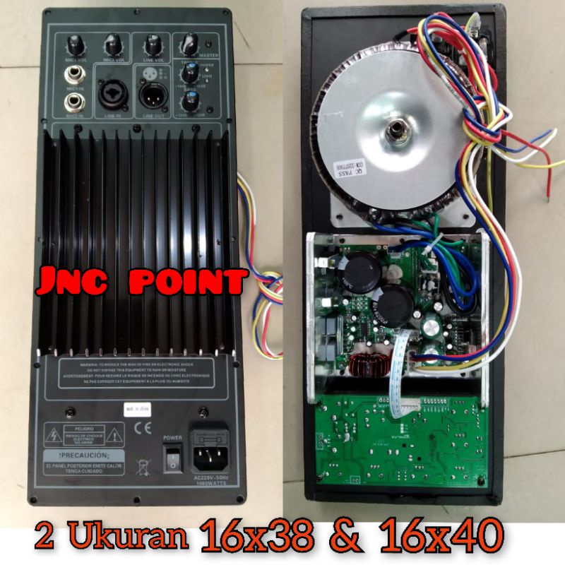 mesin speaker aktif / power kit Aktif audioseven original HA1000 16x40 16cmx40cm 16x38