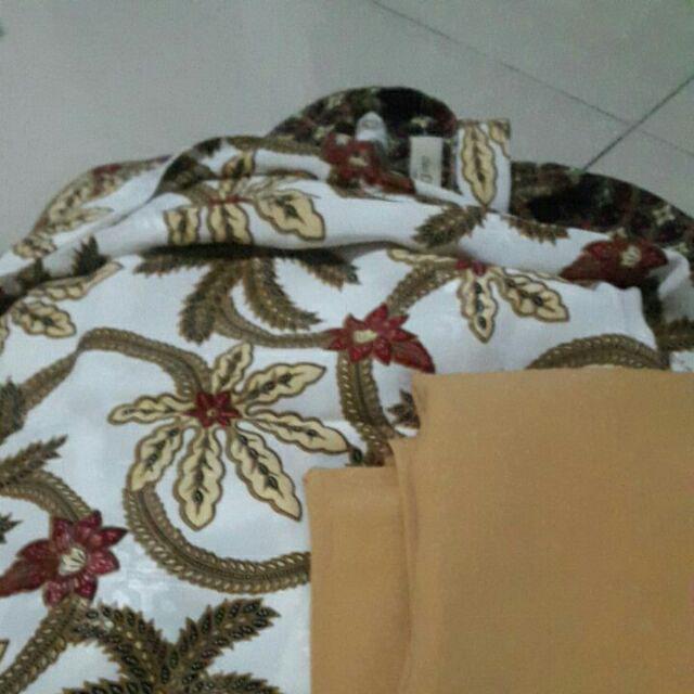 Rumana Batik 03 Syari Hitam |104/140allsize L Gamis Syari Jaguard Busui Polos Antem Original Dnb