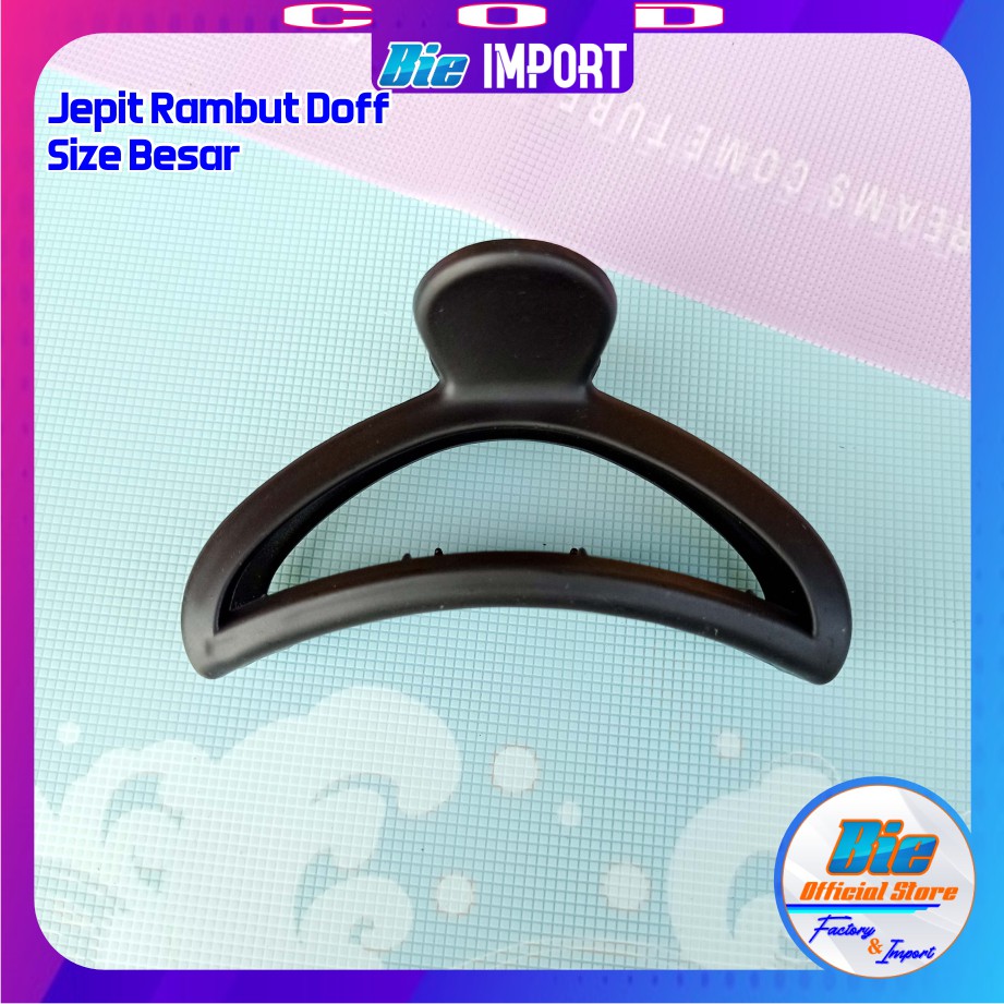 Jepit Rambut Korea Doff Premium Size Besar Impor Best Seller