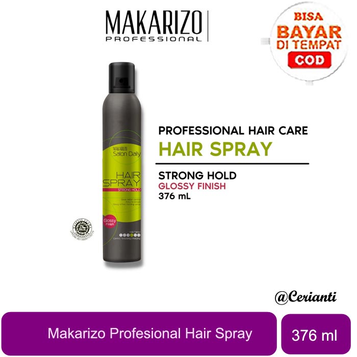 [Khusus MEDAN] Makarizo Professional Salon Daily Hair Spray Strong Hold 376 ml_Cerianti