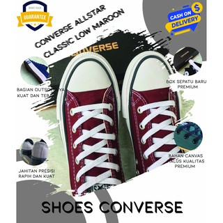 Sepatu Converse 70s All Star Classic Low Maroon Converse Original 100%
