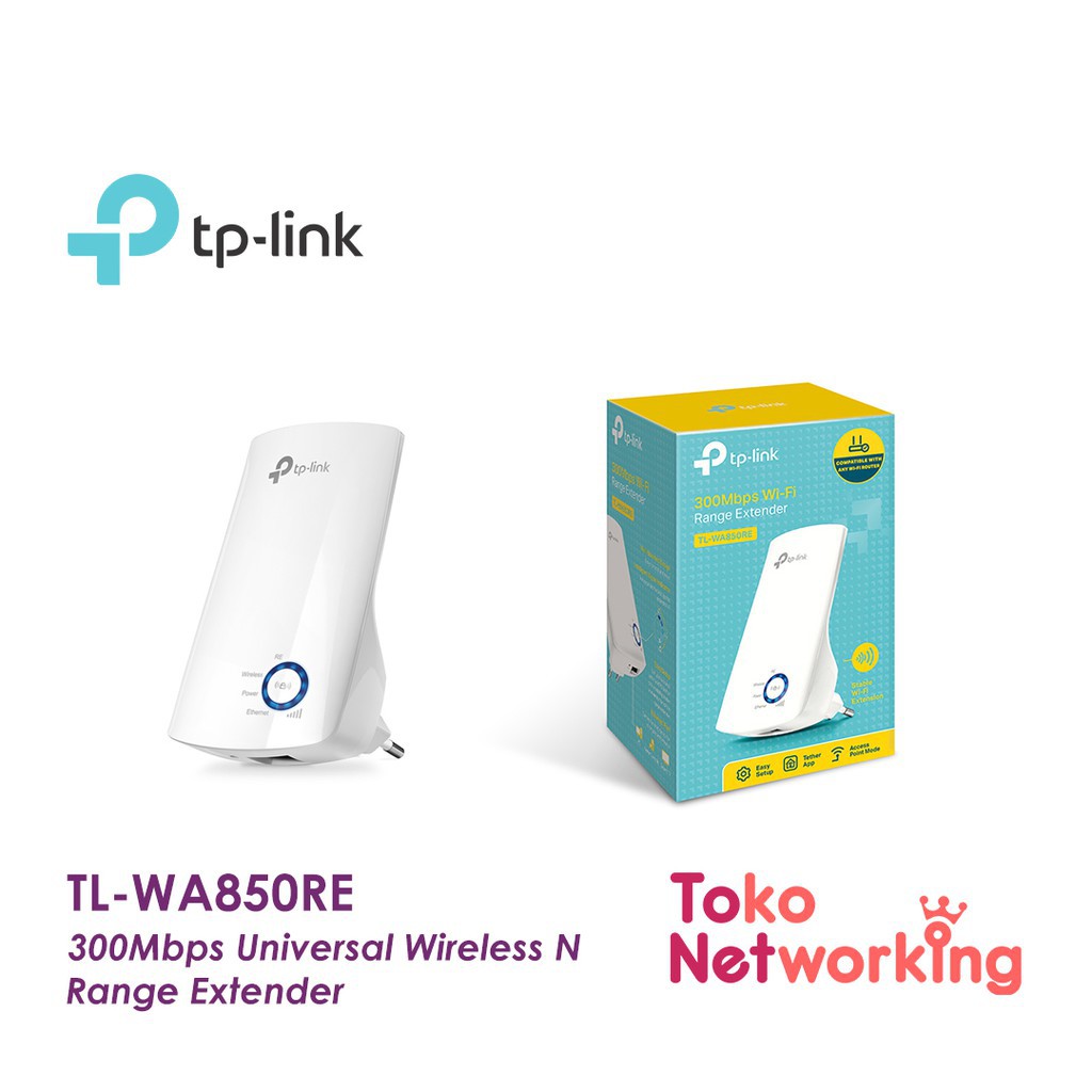 TP-LINK TL-WA850RE : 300Mbps Universal Wireless N Range Extender tplink 850re wa850 wa850re