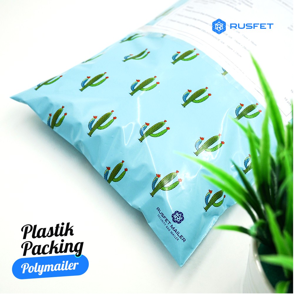 Polymailer | Plastik Packing | Plastik Packing Online | Motif Cactus