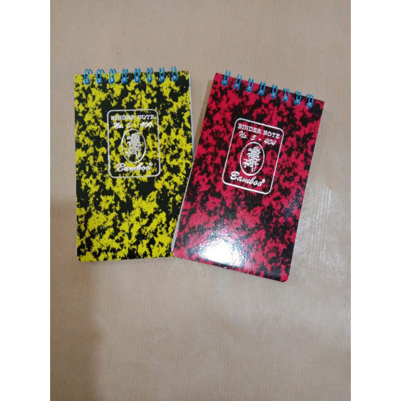 Binder Note Bamboo No 5-404 Buku Catatan Kecil