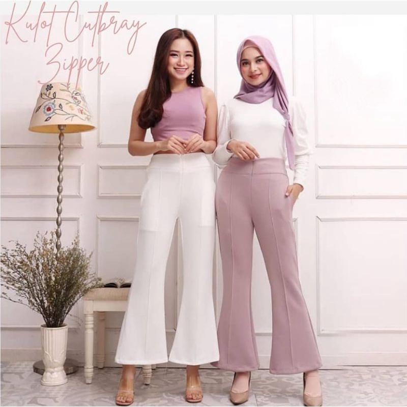 CELANA SCUBA CUTBRAY / CELANA CUTBRAY TERBARU / CELANA PANJANG SCUBA / CELANA CUTBRAY PEREMPUAN