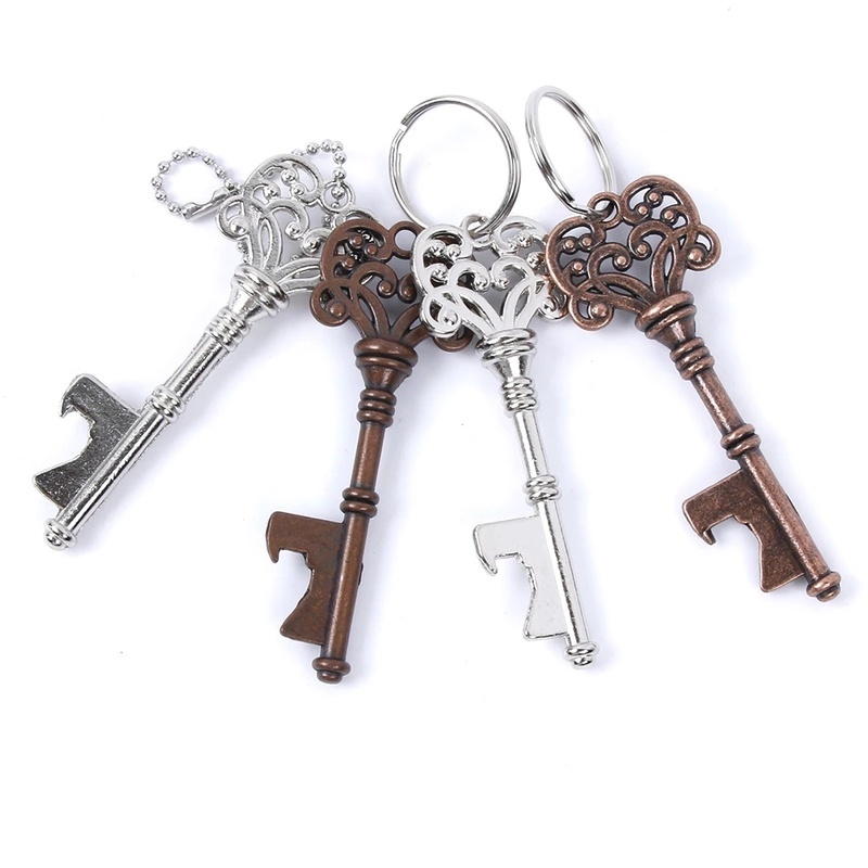 1PCS Portable Keychain Mini Pocket Aluminum Alloy Beverage Beer Bottle Opener for Wedding Party Favor Gifts