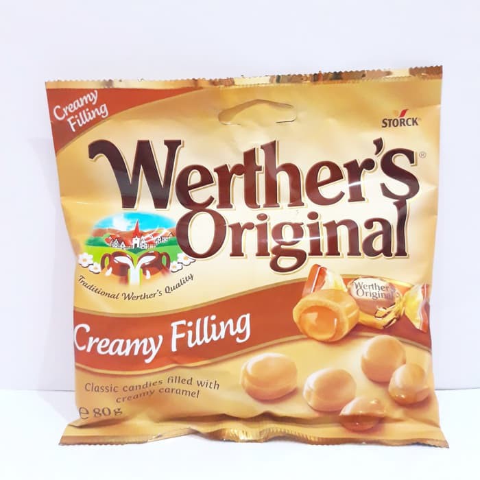 

Lucu Storck Werther's Original Creamy Filling / Permen Krim Caramel Import Berkualitas