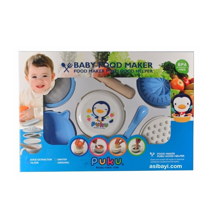 Puku Baby Food Maker Set  Perlengkapan Membuat Makanan Bayi