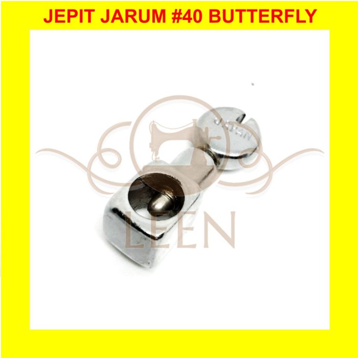 Jepit Jarum Butterfly Mesin Jahit Hitam Klasik Needle Clamp LEEN