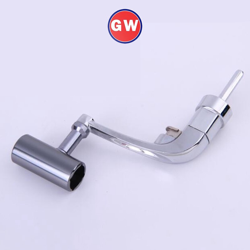 1pc Handle Reel Pancing Putar Bahan Full Metal Ukuran S/M/L