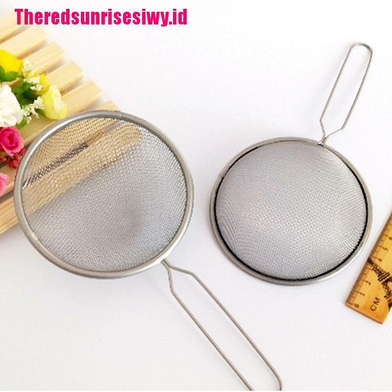 1 Pc Saringan Minyak Tepung Susu Kedelai Bahan stainless steel