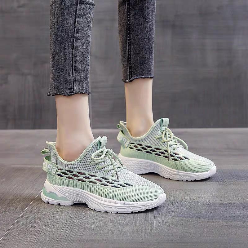 Free Box Sepatu NS3007 sepatu sneakers wanita import  sneakers rajut