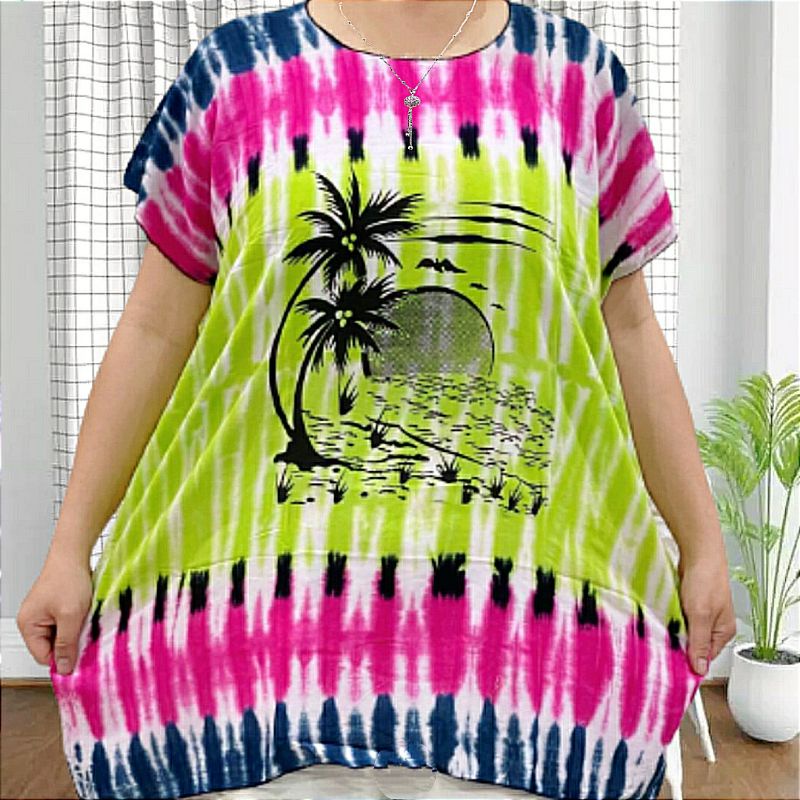 baju jumbo wanita motif tie dye baju tie dye jumbo wanita bahan rayon berkwalitas adem dan lembut