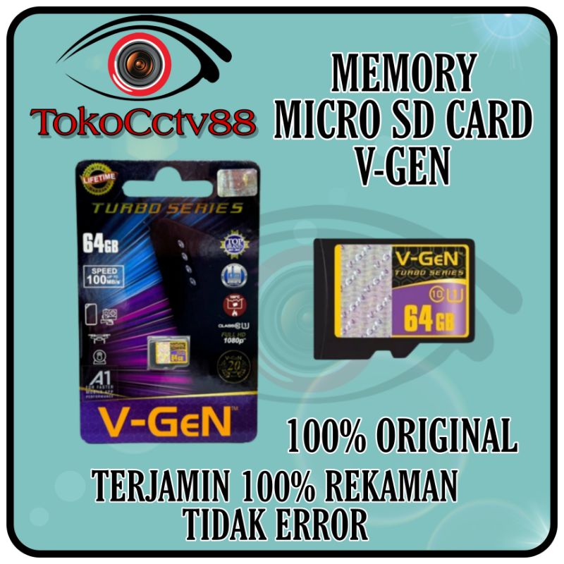 V-GeN Micro SD 64 Gb Turbo | Memory card | Vgen