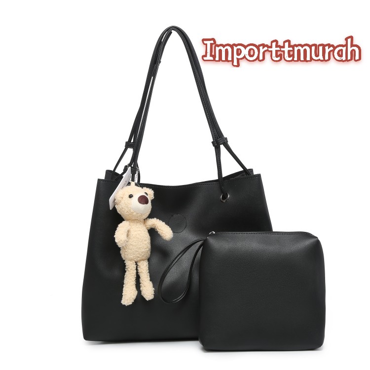 NEW!!! TAS TOTE BAG/TAS BAHU MEDIUM FREE BONEKA IMPORT#153790