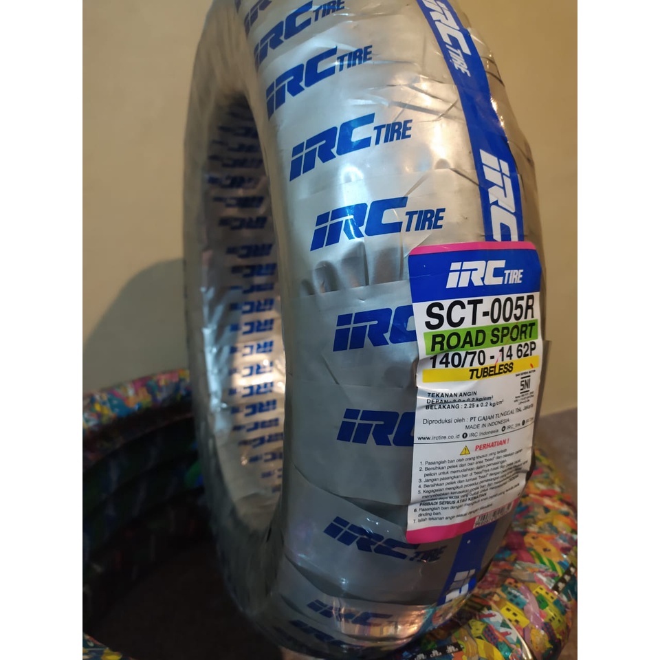 BAN IRC Ban Motor Luar AEROX IRC Ring 14 Ukuran 110/80-14 - Tubeless