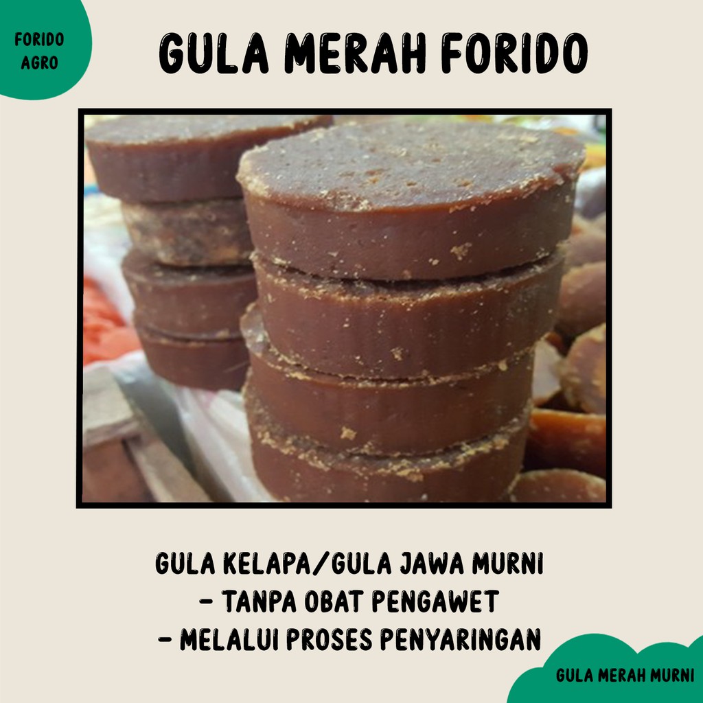 

Gula Merah - Gula Batu 1 kg Murah - Gula Kelapa Alami dengan Proses Penyaringan