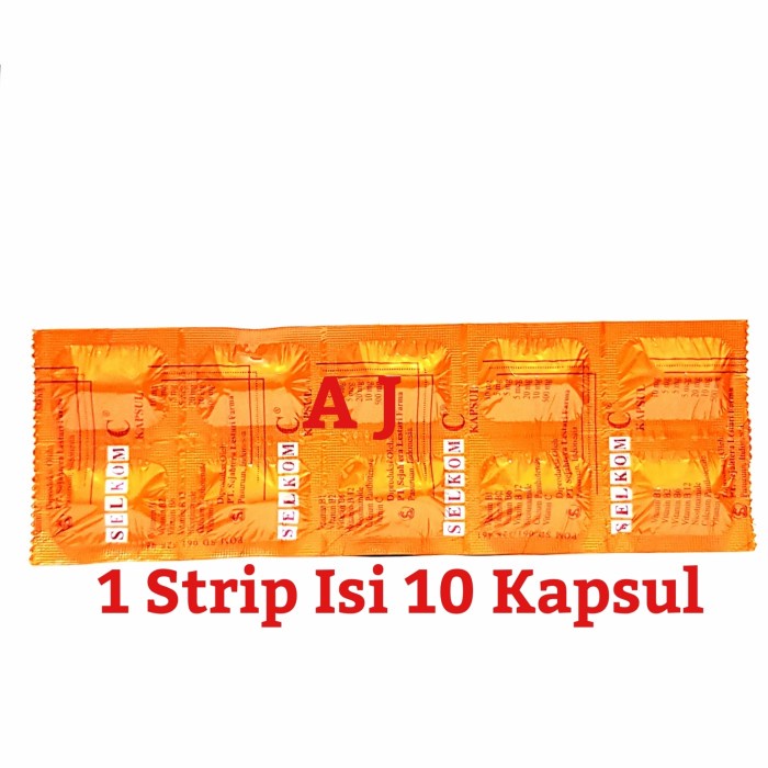 SELKOM-C KAPSUL MULTIVITAMIN MANJUR