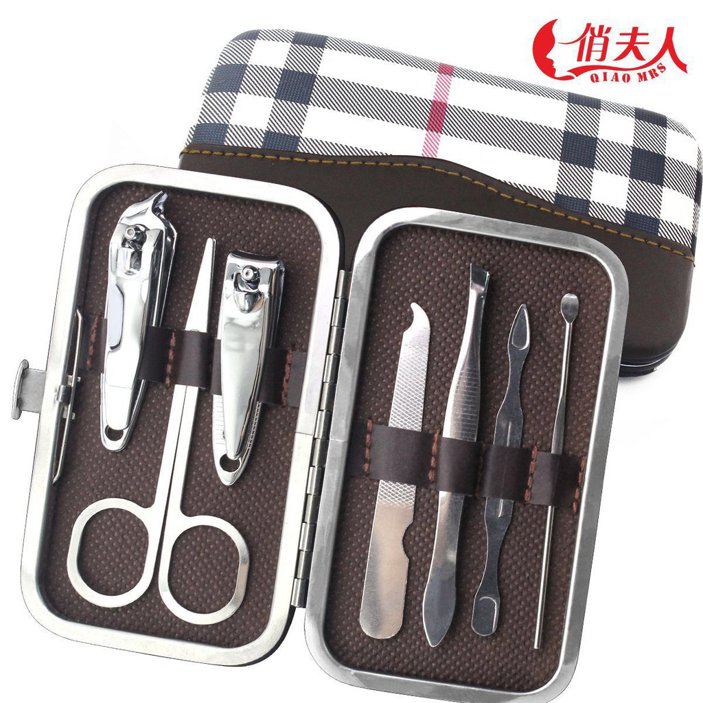 (JY)alat gunting kuku//alat potong kuku manicure 7 set in 1 pedicure