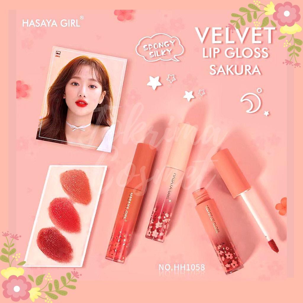 (CYBER) COD TERMURAH Lipgloss Hasaya Girl Sakura Edition with Box [HH 1058]