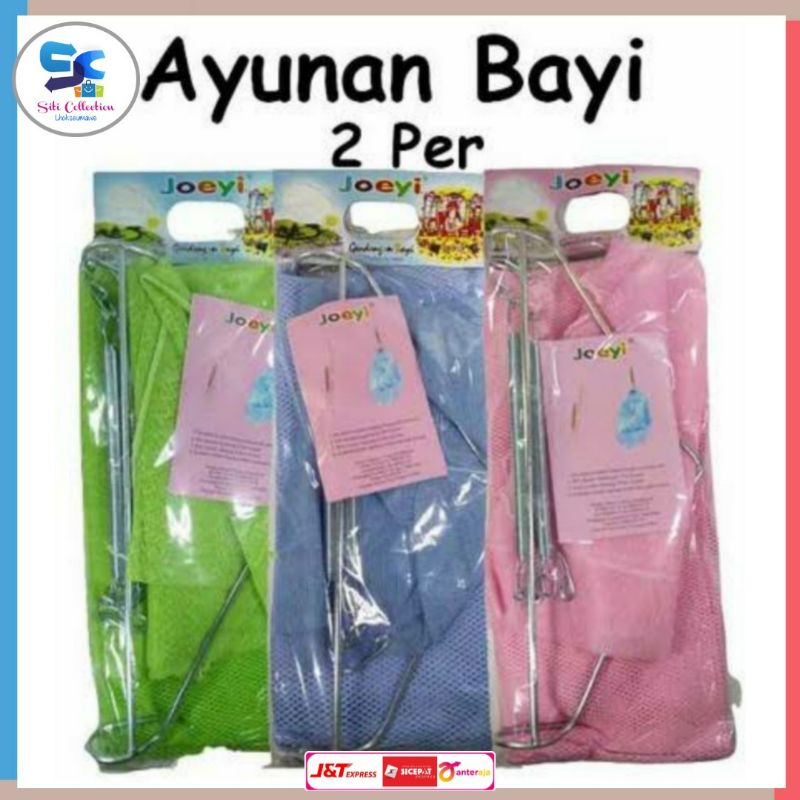 Joeyi Ayun Bayi Komplit Per 2 Kelambu + Besi Penyangga