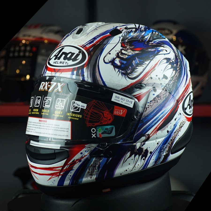 Jual HELM ARAI RX-7X | KIYONARI TRICO | RX7X FULL FACE | Shopee Indonesia