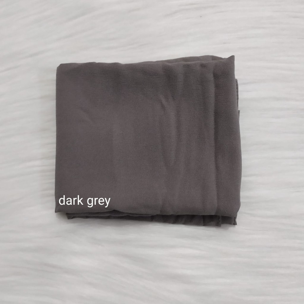 Bisa Cod Pasmina diamond 170x70cm / pashmina sabyan /pashmina diamond-Dark grey