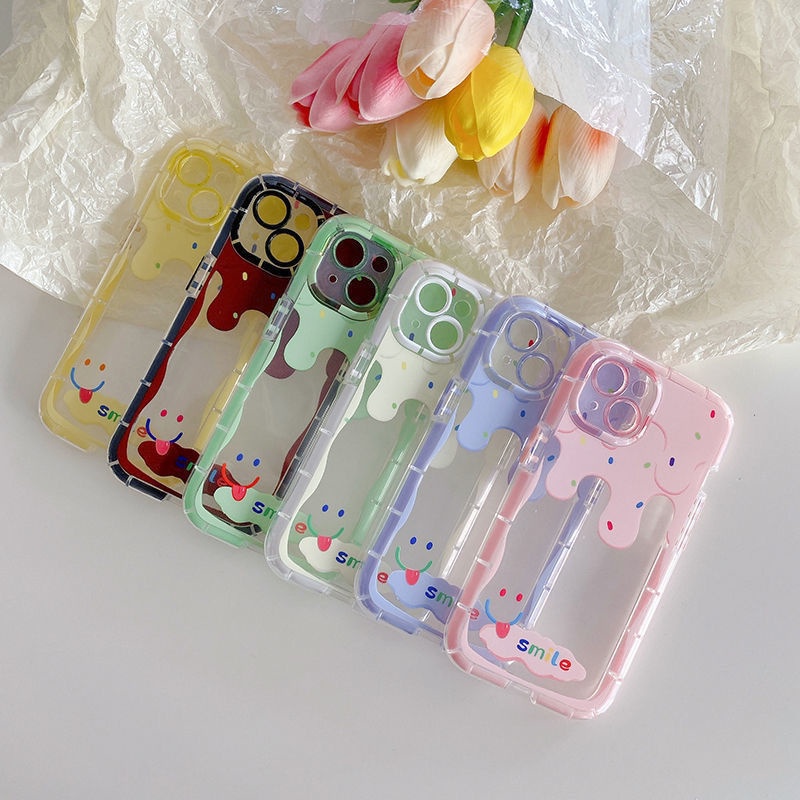 Soft Case Hp Gambar Es Krim Untuk IPhone 12 / 13 / 11promax / X / Xs Max / Xr