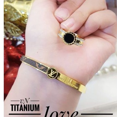 TiTanium set gelang dan cincin p98374