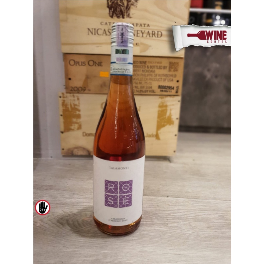 Jual ROSE WINE Talamonti Rose 2019 750mL Shopee Indonesia