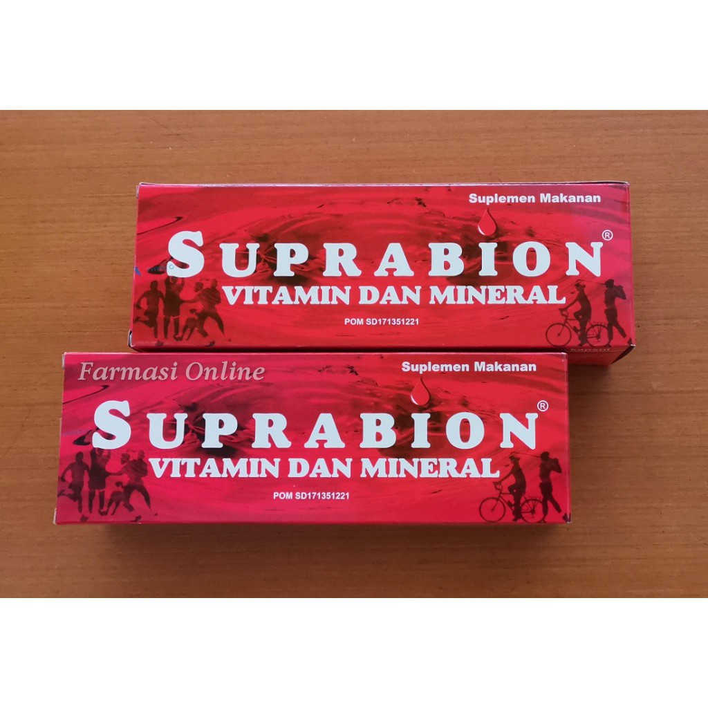 Jual Suprabion box 100 tablet VITAMIN DAN MINERAL Shopee Indonesia