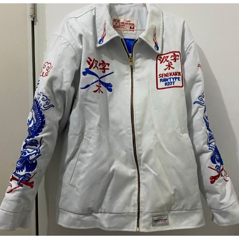 WORK JACKET RAW TYPE RIOT X SENI KANJI TEAM RTR