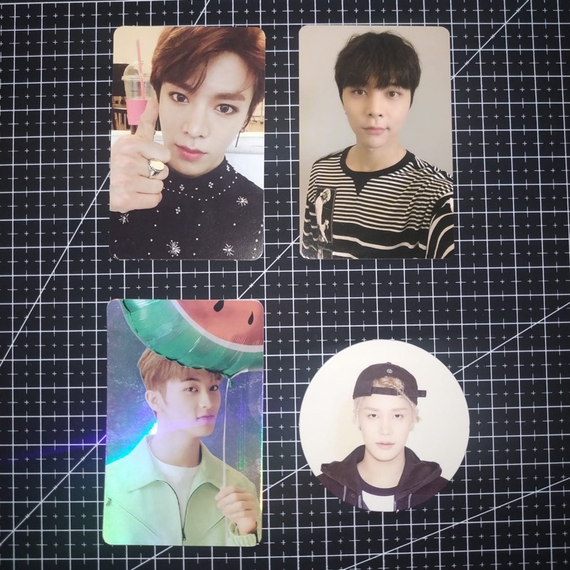 Photocard Nct 127 Johnny, Yuta, Holo Mark & CC Taeil neozone