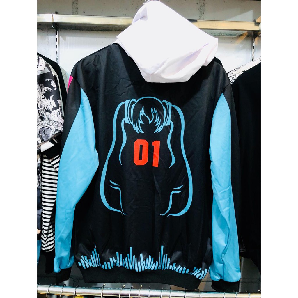 Jaket Hatsune Miku Silhoutte Cosplay