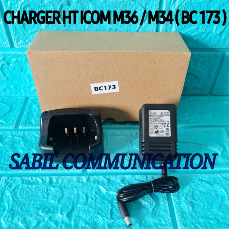 DEKSTOP CHARGER HT ICOM M36 ICOM BC-173 MURAH / CHARGER HT ICOM IC M36 MURAH