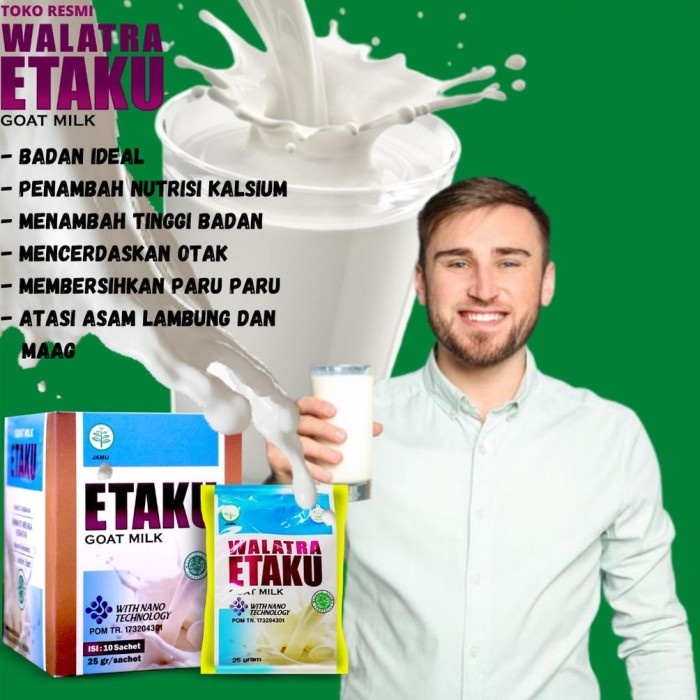 

Etaku Susu Kambing Penggemuk badan - Penambah Tinggi Badan - Badan