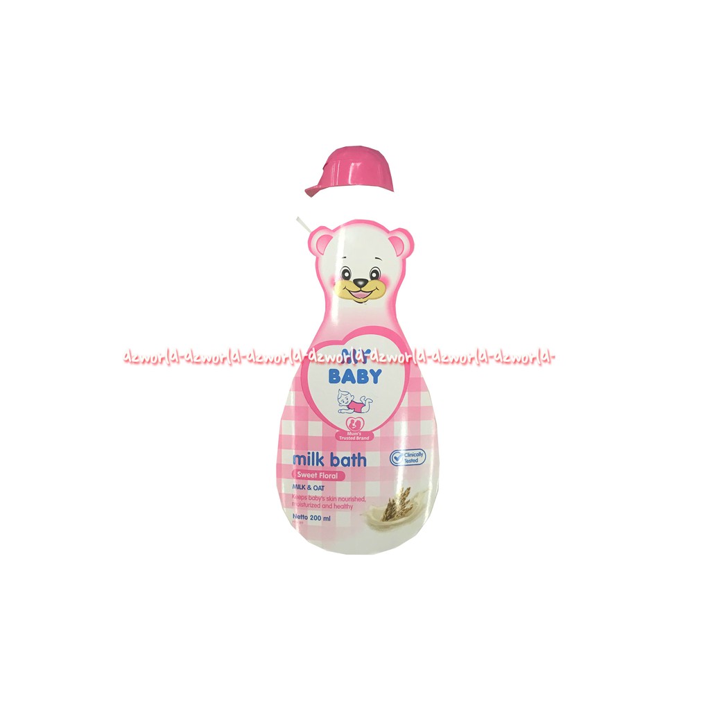 My Baby Milk Bath Sweet Floral 200ml Soft &amp; Gentle Sabun Mandi Bayi Mybaby Milkbath Milk &amp; Oat Milk &amp; Vitamin E