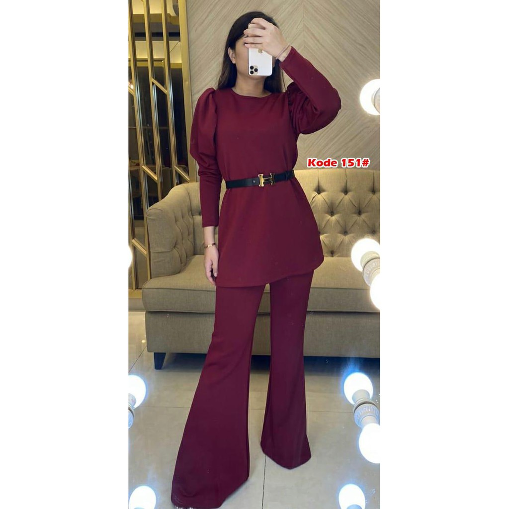 151#stelan scuba//fashion Wanita Scuba//fashion stelan scuba//fashion wanita FREE BELT H