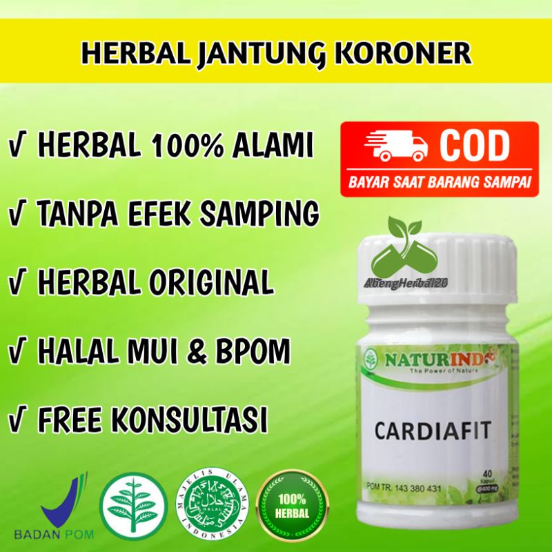 Obat Herbal Jantung Koroner Obat Jantung Lemah Obat Jantung Herbal CARDIAFIT Naturindo-2