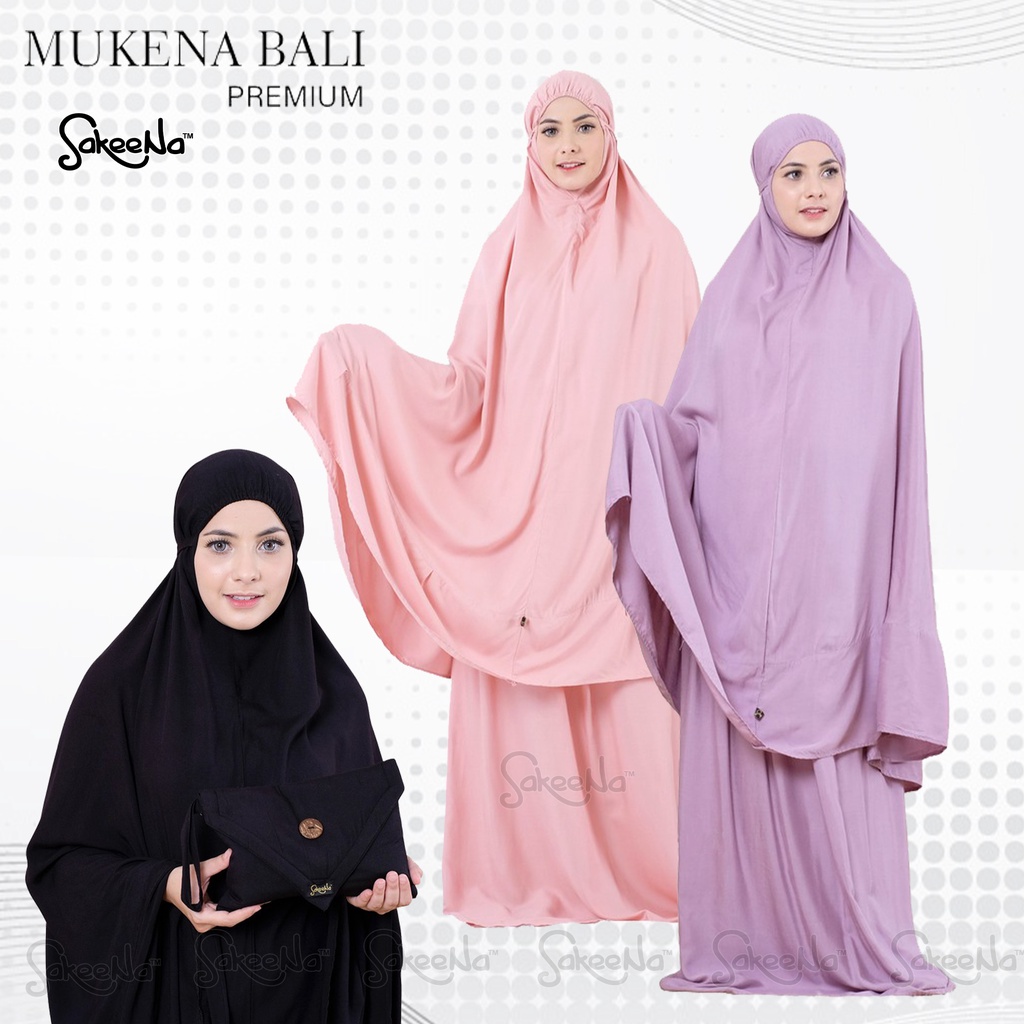 Mukena Bali Jumbo Dewasa Fazilla Katun Rayon Premium Polos Adem