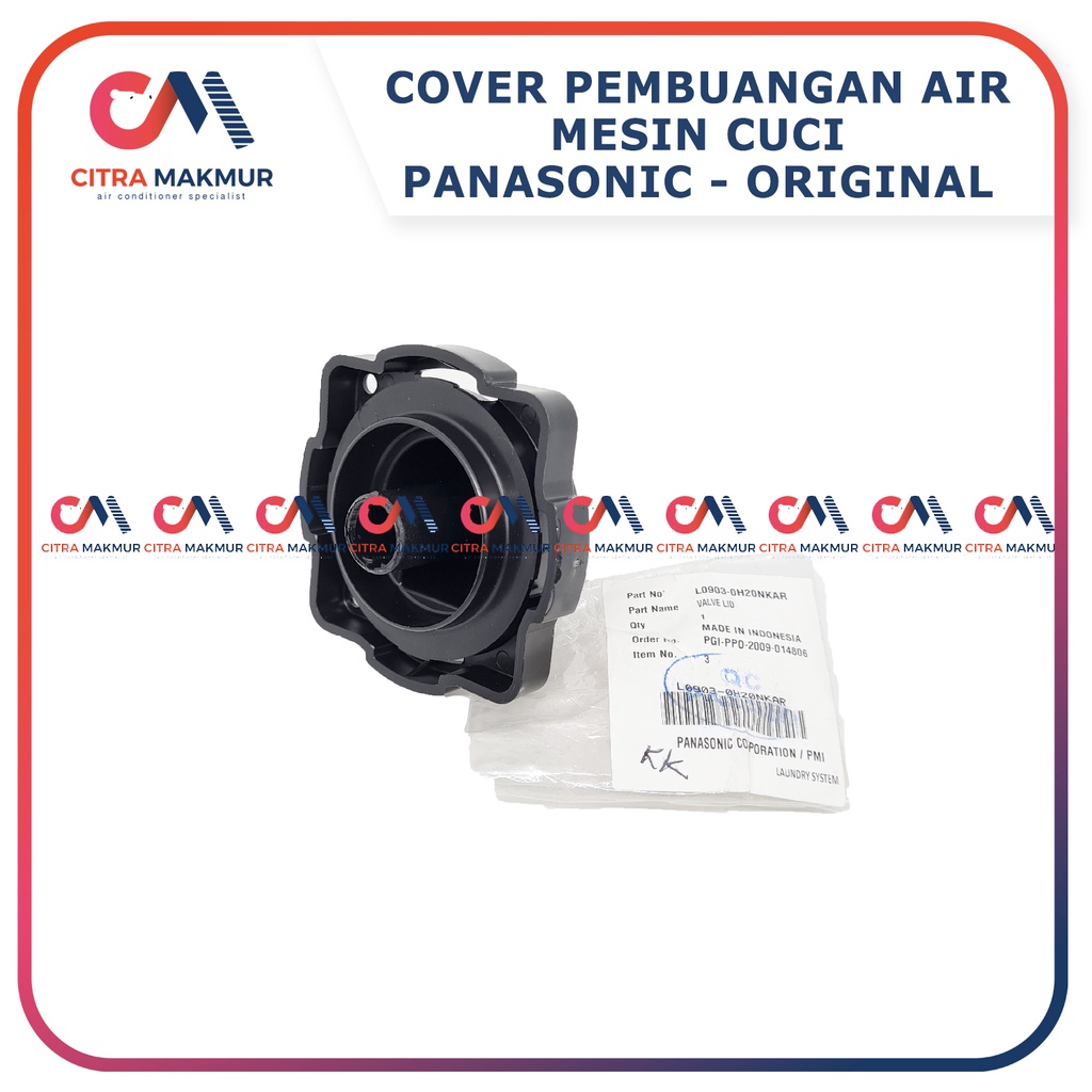 Tutup Cover Seal Below Panasonic Original Karet Pembuangan Mesin Cuci 2 tabung Ori Asli Penutup set