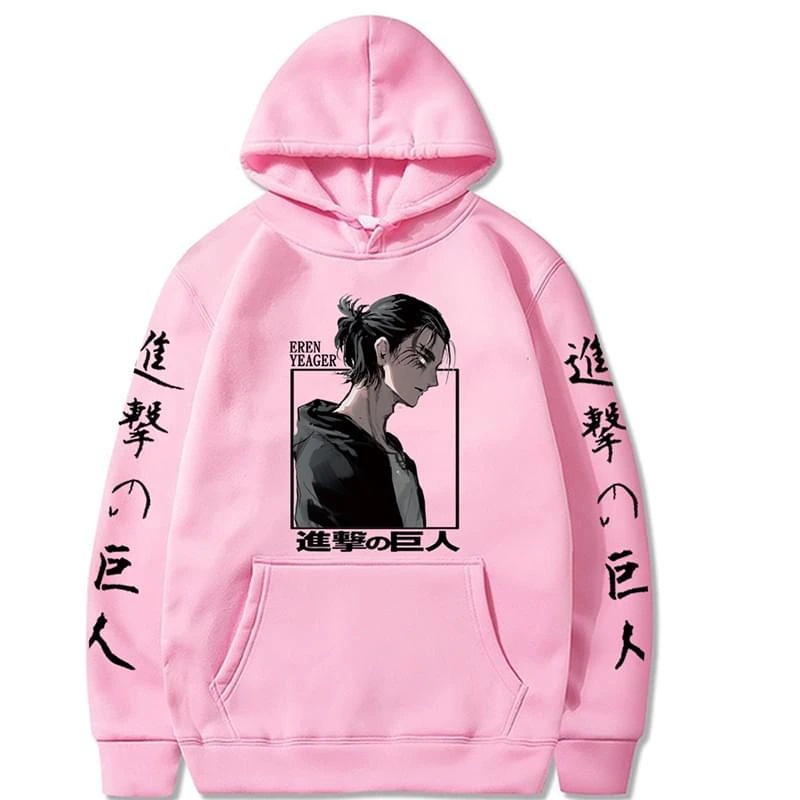 Eren Yeager Jacket Hoodie Attack On Titan / Attack on Titan Eren Yeager Anime Printed Hoodie AOT