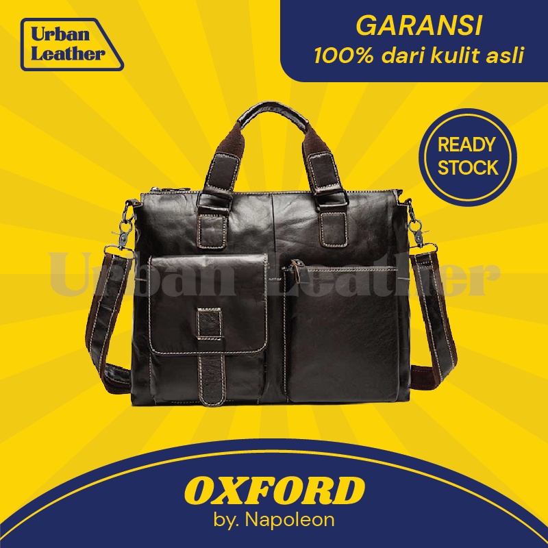 Tas Selempang Kerja Kulit Pria - OXFORD by NAPOLEON