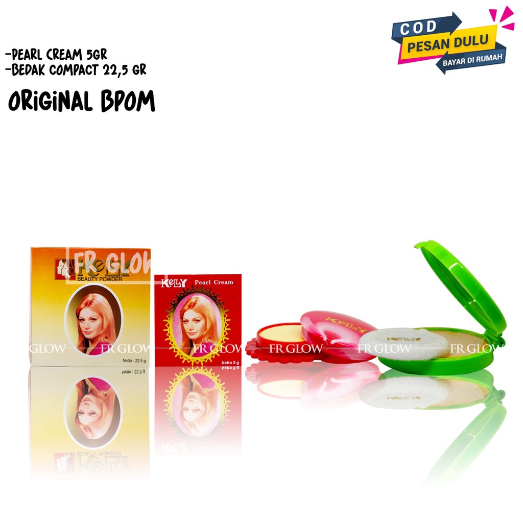 Paket 2in1 Kelly ( Pearl Cream - Bedak Kelly )